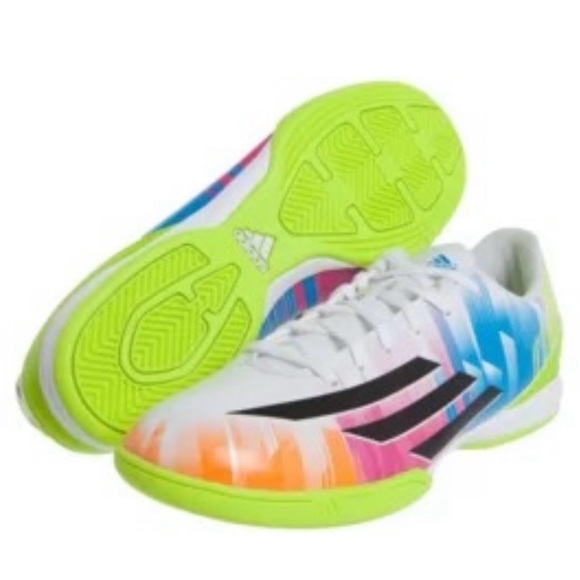 Adidas Men's F10 IN Leo Messi F32680 MultiColor Indoor Soccer Size 11 Deadstock